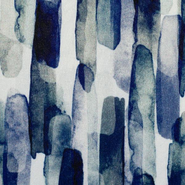 Viskose Akita Streifen Blautöne von Swafing